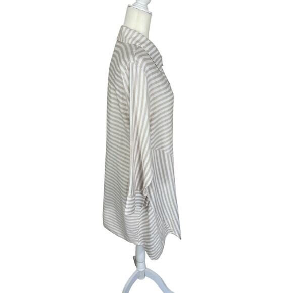 Soft Surroundings Standout Asymmetric Tunic Top Size Large Lagenlook Casual - Picture 6 of 15